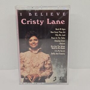 Cristy Lane I Believe Cassette Tape 1985 EMI 4XLL-9178 Christian Gospel Album